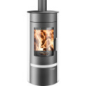 Krāsns ANTIC 2,2-6,5 kW (antracīta / balta krāsa ) - HAAS+SOHN