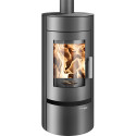 Krāsns ANTIC 2,2-6,5 kW (antracīta pelēka / melna krāsa ) - HAAS+SOHN