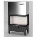Kurtuve HEATRO 69 PH , ar labo sānu stiklu, ar durvju pacelšanu , 11kW , 690mm sērijas platums , h=450mm, dūmvada Ø 180mm