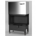 Kurtuve HEATRO 69 PH ar melnu keramiku , ar labo sānu stiklu, ar durvju pacelšanu , 11kW , 690mm sērijas platums , h=450mm, dūmvada Ø 180mm